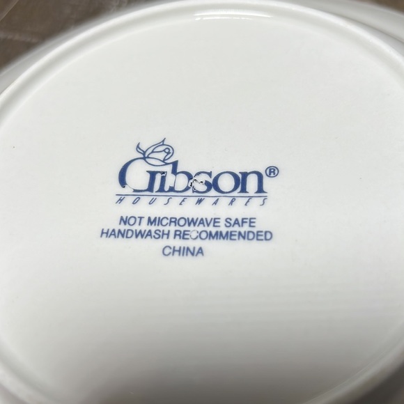 Vintage Heritage Platinum by GIBSON DESIGNS Set 7 Soup or Cereal Bowls - Picture 6 of 6